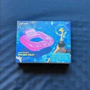 Pink Splash Seat Pool Float